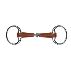 Mors droit , recouvert de cuir